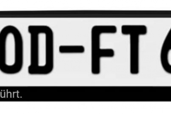 fendt nummernschildhalter